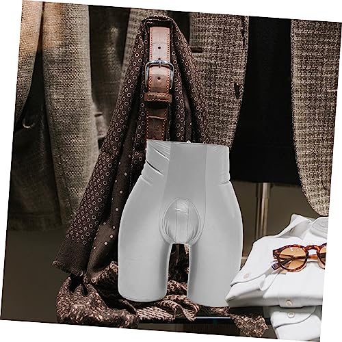 Mobestech Clothing Display Model Mannequin Half Body Model Mannequin Male Torso Dress Mannequin with Arms Mens Dress Clothes Mens Short Pants Display Prop Fashion Men\'s PVC