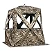 Guide Gear Flare XL Tall Hunting Ground Blind, See-Through, 360 View, 2-3 Person Pop-up Tent, Turkey, Duck, Deer Hunting Gear Equipment Accessories RT APX