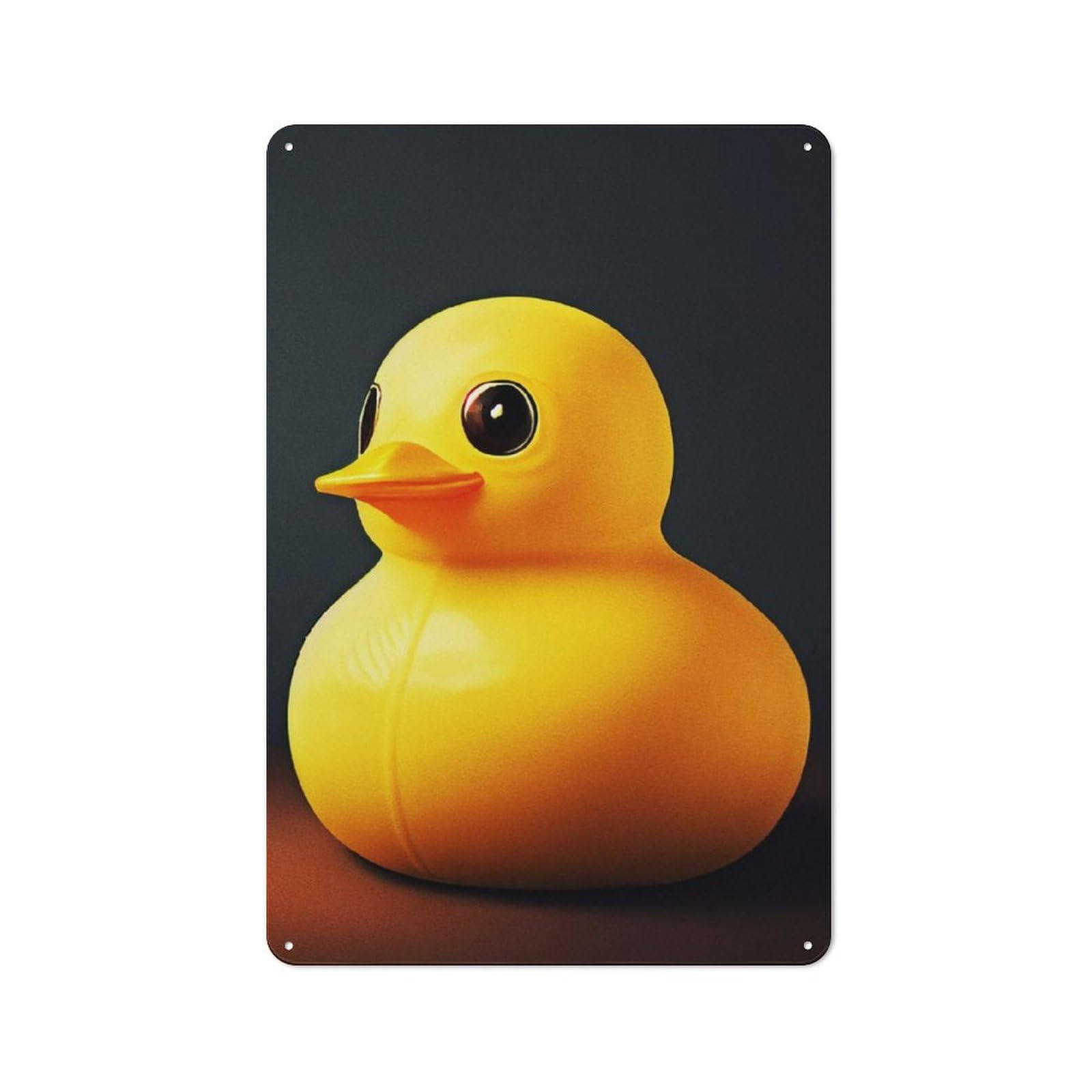 Junmoney Toy Duck Vintage Tin Sign 30X20cm With For Man Cave Or Games Room, Suited To Wall Displays In Games Rooms And Man Caves