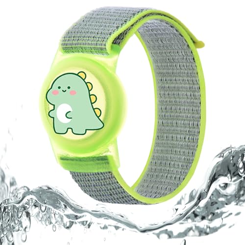 Dingfeiyu Armband Kinder für Airtag Wasserdicht Anti-Lost & Anti-Kratz-Schutz Airtec Bracelet Nylon Air Track GPS-Tracker Hülle Holder Case Kleinkind