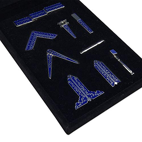 Masonic Blue Lodge Freemason Working Tools Set in Box Accessories - Thumbnail 3