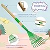 Amazon.com : Xifando Kids Leaf Rake-Small Wooden Handle Leaf Rake with ...