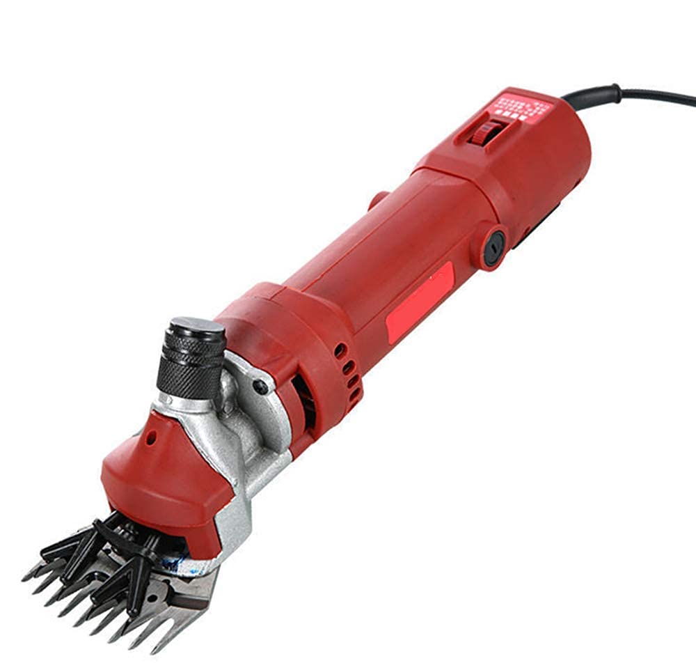 Cortadora de ovejas eléctrica profesional Máquina de corte de 550 W Cortadora de pelo eléctrica profesional Ganado Ganado Mascota Corte de pelo Afeitadora Trimmer Tijeras