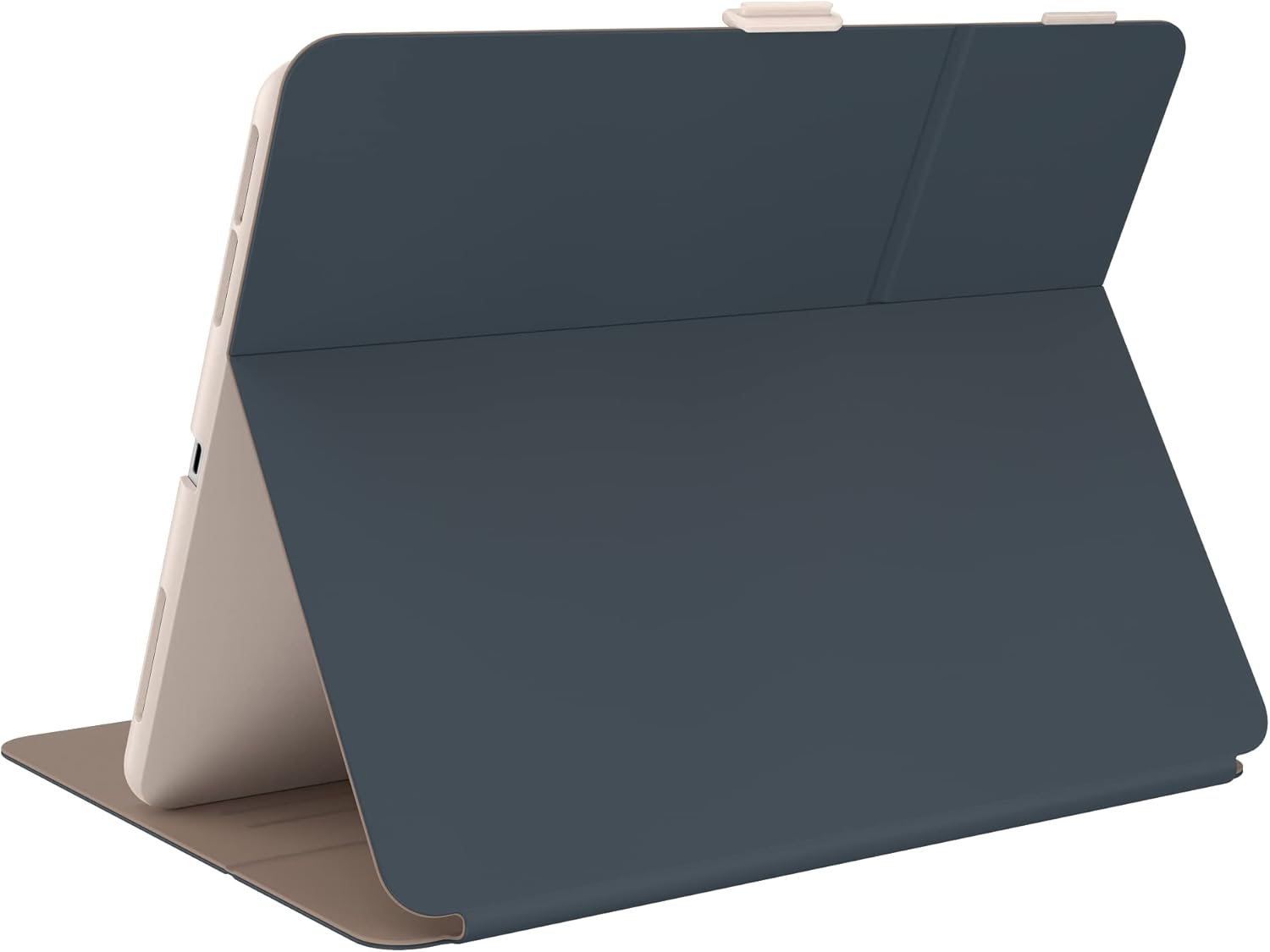 Speck Case for iPad Pro 6th Generation 12.9 Inch - Drop & Camera Protection, Slim Multi Range Stand, Apple Pencil Holder - Almond Milk/Mocha/Charcoal