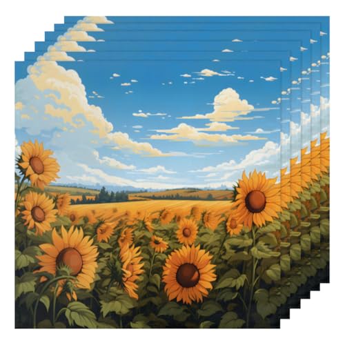 Servilletas de Tela Multicolor, Pack x6, 50.5 x 50.5 cm miniatura 1