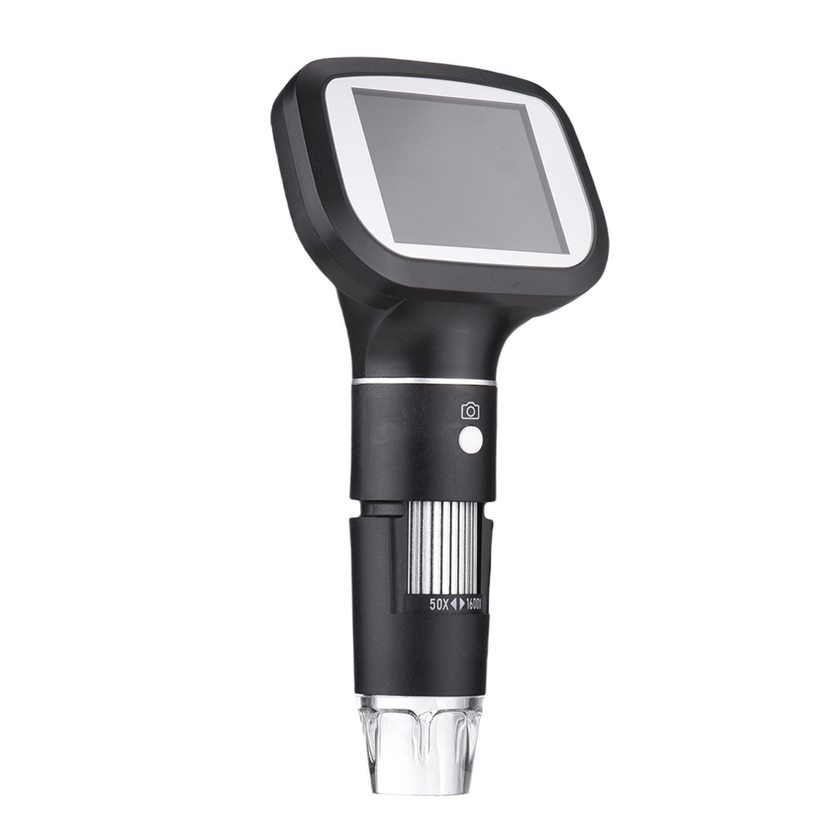 Matybobe Microscopio Digital Portátil de Mano, Endoscopio de Aumento 1600X, Explora Detalles para Experimentos Científicos, Compacto para Niños y Adultos
