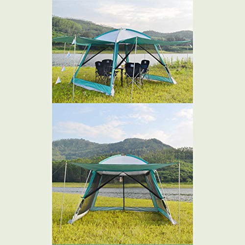 Carpa ligera de camping tipo domo para 5-8 personas impermeable miniatura 6