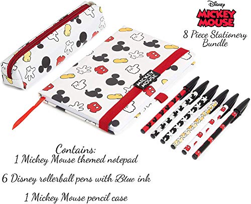 Disney Notebook Set, Mickey Mouse Notitieboek A5 Kunstleer met Sticky Notes, Navulbaar Dagboek Meisjes, School Set… - Image 8
