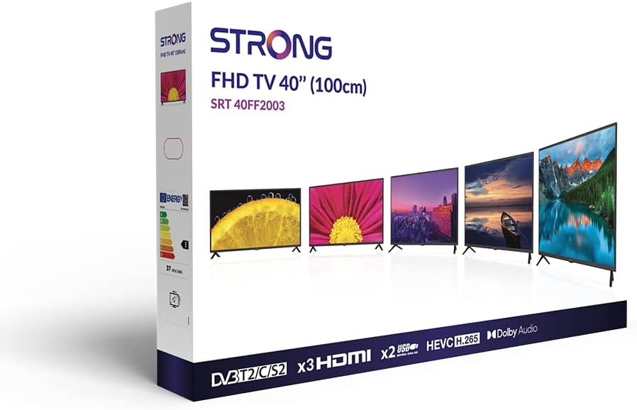 Strong SRT40FF2003 40 FHD TV con DVB-T2/C/S2; 10bit; H.265; hotel mode; FHD; CI Strong SRT40FF2003 40 FHD TV con DVB-T2/C/S2; 10bit; H.265; hotel mode; FHD; CI