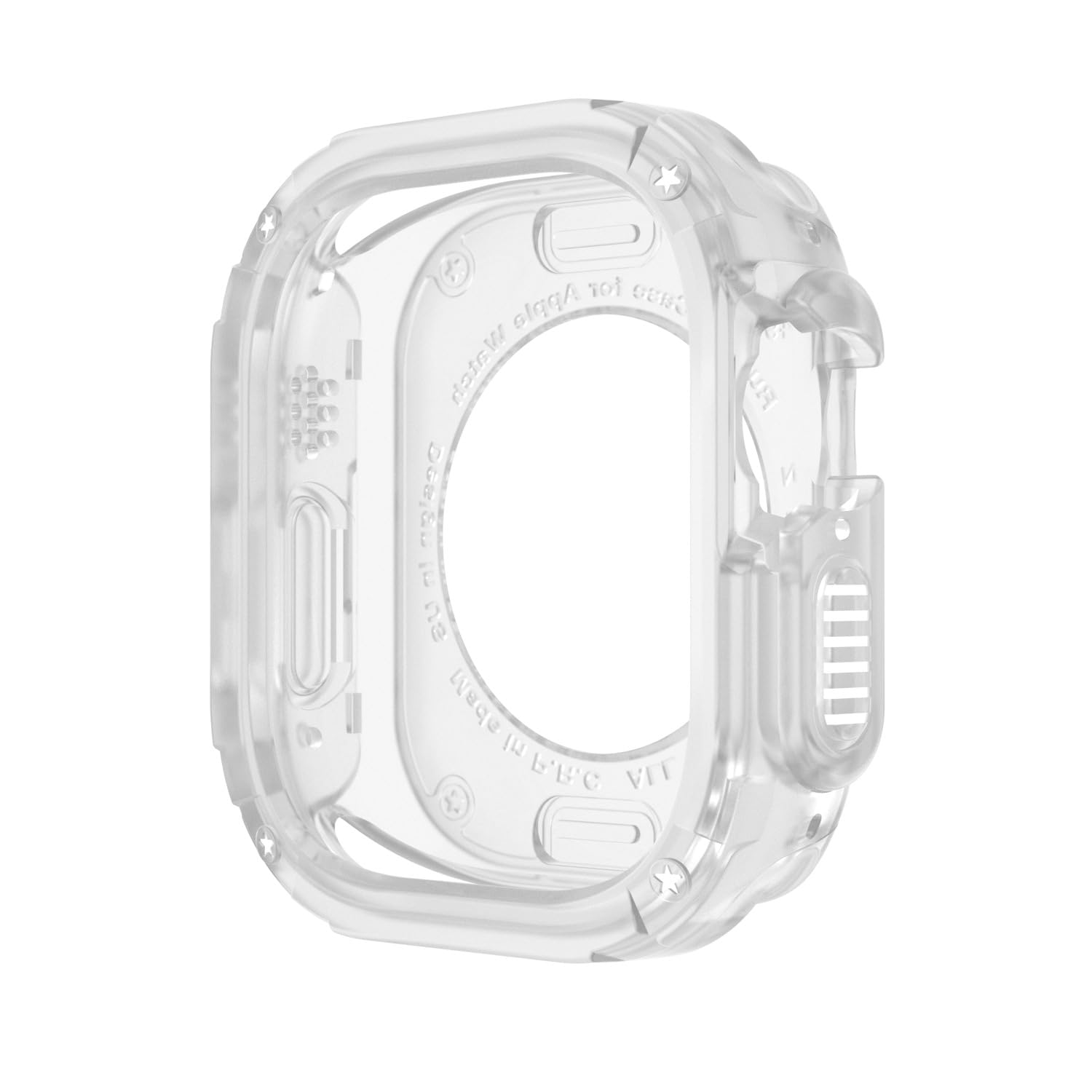 Boîtier Apple Watch 40 mm transparent silicone PC antichoc - 8