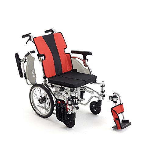 【非課税】【非課税】株式会社ミキ モジュール車いす介助型 スタンダード MEF-16 A18レッド CJ00949