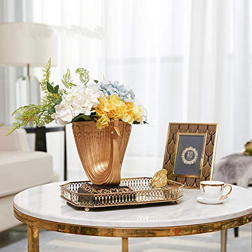 Pauw Hars Vaas Woonkamer Bloemstuk Decoratie Veranda Tv Kast Model Kamer Thuis Zachte Decoratie 22x21x20cm - Afbeelding 5