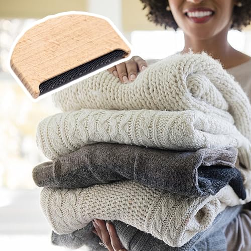 Wollkamm,Wollbürste,Kaschmir Kamm,Fusselkamm,Kaschmirkamm,Pilling Kamm,Wollkamm für Pullover,Cashmere Comb,Cashmere Kamm,Effektive Pilling-Entfernung,für Kleidung und Textilienpflege