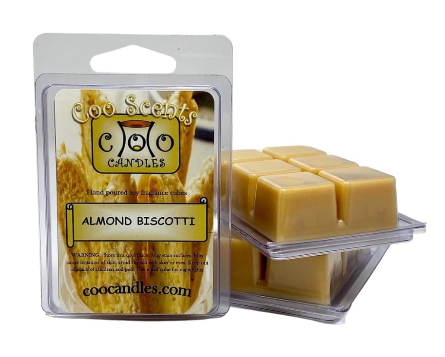 3 Pack Soy Blend Wickless Candles Highly Scented Wax Melts – Almond Biscotti