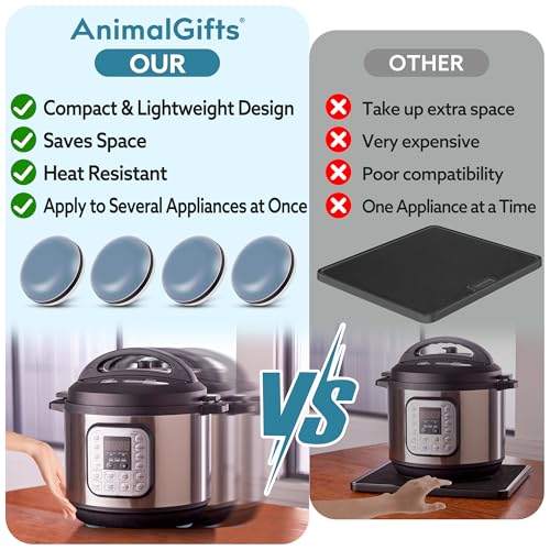 image for Animal-Gifts Appliance Sliders for Kitchen 24 PCS Self-Adhesive Small 