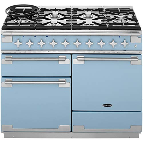 Rangemaster Elise Range Cooker - Freestanding - ELS110DFFCA - China Blue - Image 9