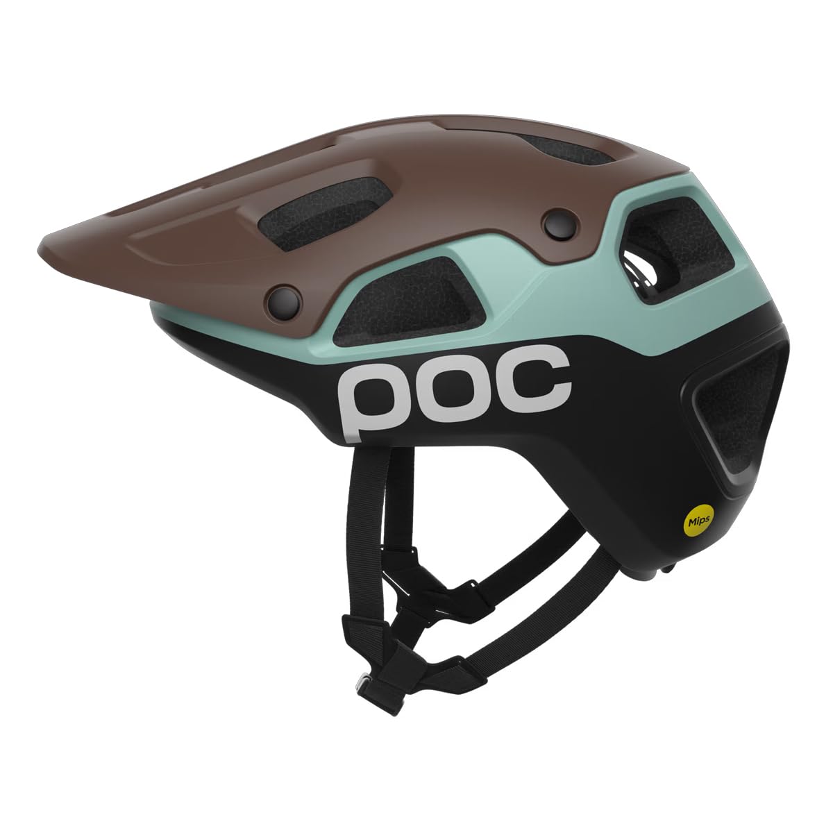 POC Cularis Pure – Unisex MTB Helmet with MIPS Protection System, Interchangeable Visor Cover, Optimised Ventilation, Lightweight Design & 360° Adjustable Fit