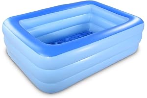 Inflatable Family Swim Play Center Pool - Perfect for Summer Fun and Family Memories