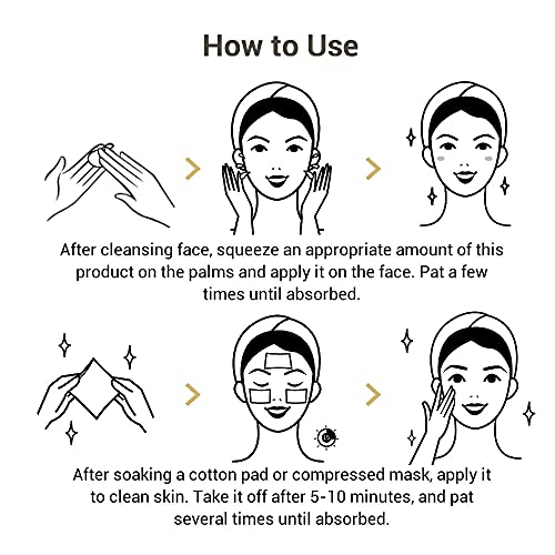 24k Gold Lanbena Peptide Toner Face Toner Pure Organic Natural Hydration & Moisturising Face Peptide Toner for All Skin Types Easy to Use / As Shown / 100 ml - Image 7