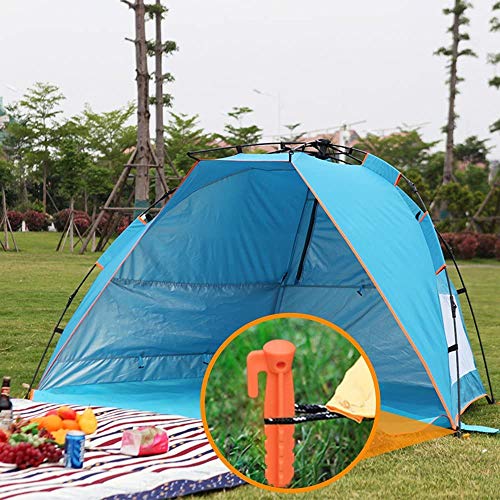 8 Estacas para Tienda de Campaña para Camping, Juego de 8 Estacas de Plástico Resistentes de 8.8 Pulgadas miniatura 3