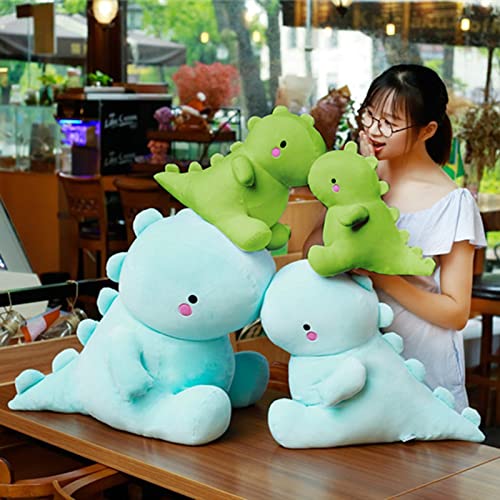 Image of VHYHCY Cute Dinosaur Plush Toys, Fat Dinosaur Stuffed Animals Toys Dolls, Soft Plush Stuffed Animal Dino Plushie, Birthday Gifts for Kids Girl Boys Green 12 inch