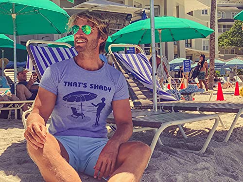 Mens Thats Shady T Shirt Funny Beach Vacation Sarcastic Hilarious Graphic Tee - Image 4