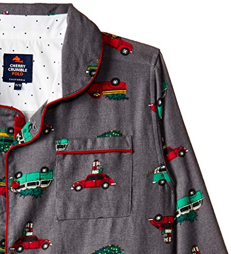 Image of The Orignal Cherry Crumble California Unisex Cherry Crumble Boy's Cotton Tribal Nightsuit Pack of 2 (Ws-Nsuit-3347 Grey 18 Months-24 Months)