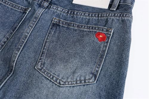 Women High Waist Slimming Denim Short Skirt3