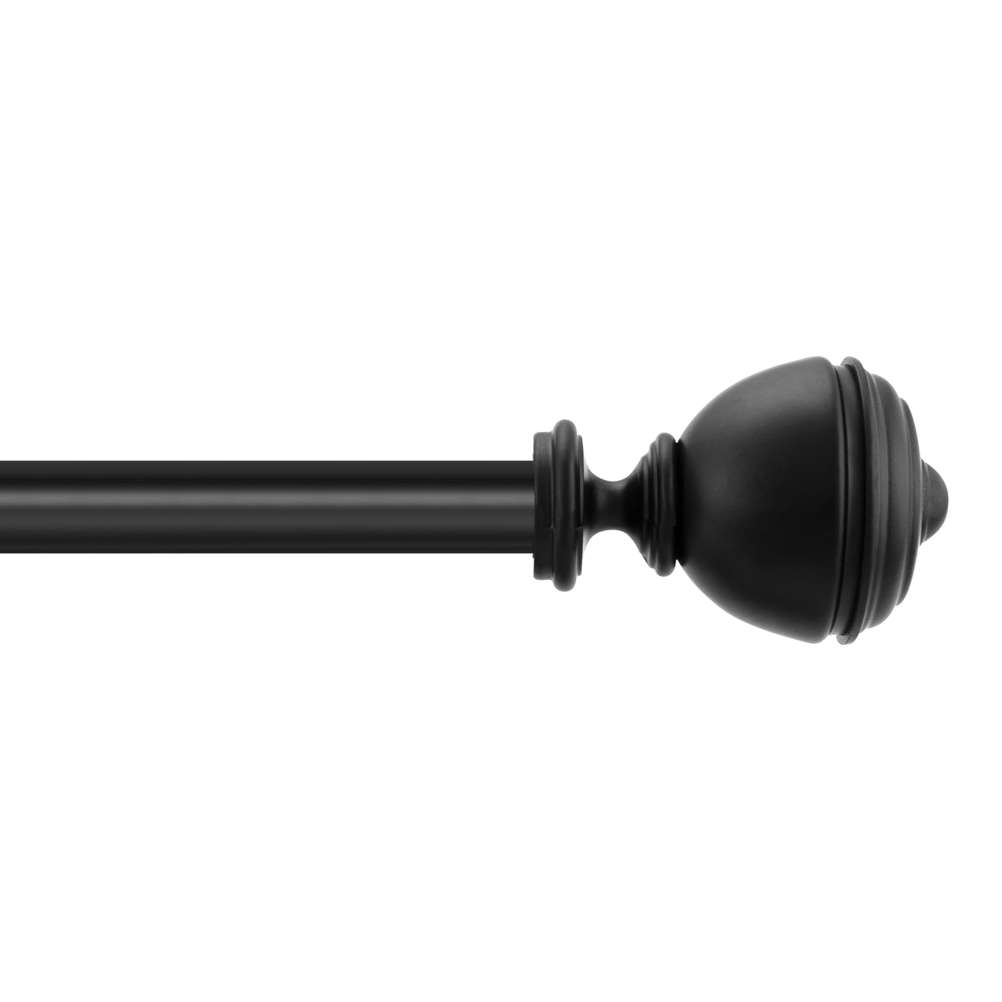 See full amazon price history chart for Deco Window Metal 36 To 66 Inches Adjustable Black Curtain Rod For Windows & Doors 1 Inch Single Drapery Pole With Decorative Oval Urn Finials Deco Window Metal 36 To 66 Inches Adjustable Black Curtain Rod For Windows & Doors 1 Inch Single Drapery Pole With Decorative Oval Urn Finials (B07NTLCQ1F) Amazon Price History, Amazon Price Tracker