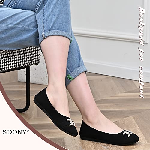 Women's Ballet Shoes, Comfortable Slip on Casual Flat Shoes for Walking, Driving, Dressy4