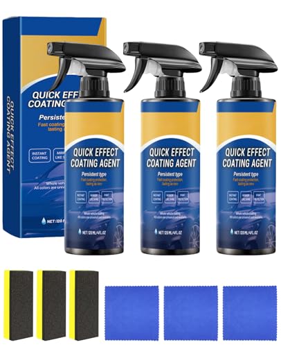 Benaewa 3 Pcs Car Coating Spray Quick Effect Coating Agent for Car Wax Polish Protection