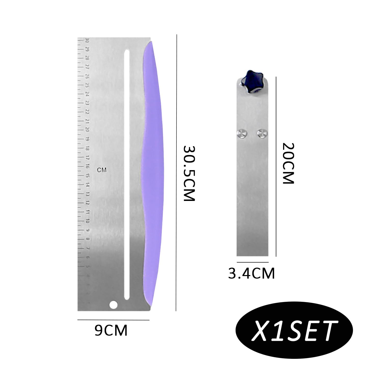1 raschietto per torte, raschietto regolabile, raschietto in acciaio inox, accessorio per torte, utensili per la cottura fai da te