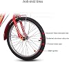 WRHOPR Adult 3 Wheel Tricycle - Bike, 3 Wheel Bicycle Tricycle for Adult Women Men Manpower Human Bike Family Vegetable Basket Car Double Brake with Child Back Seat #4