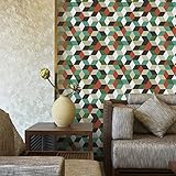 ✿ Escenas de decoración: Nuestra calcomanía extraíble es adecuada para decorar el baño, la cocina, los muebles, las escaleras, los gabinetes, la sala de estar y el dormitorio. Buen socio para la pared defectuosa, cubra la parte dañada de la pared o puede colocarla donde desee