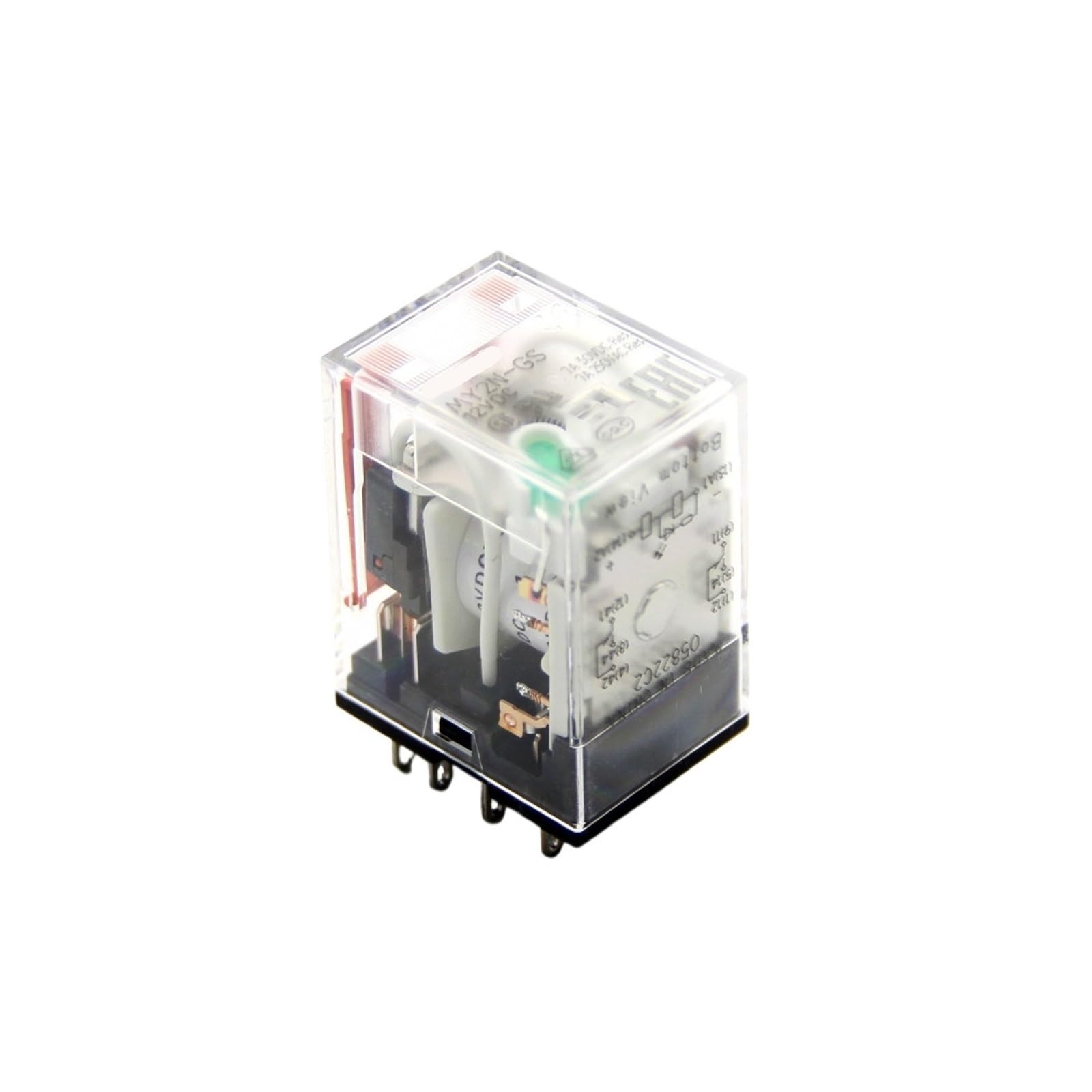 JJKKOZVQF Relay MY2N-GS MY4N-GS AC/DC12 24V 48V 110V 220V 12VDC 24VDC(AC220V)