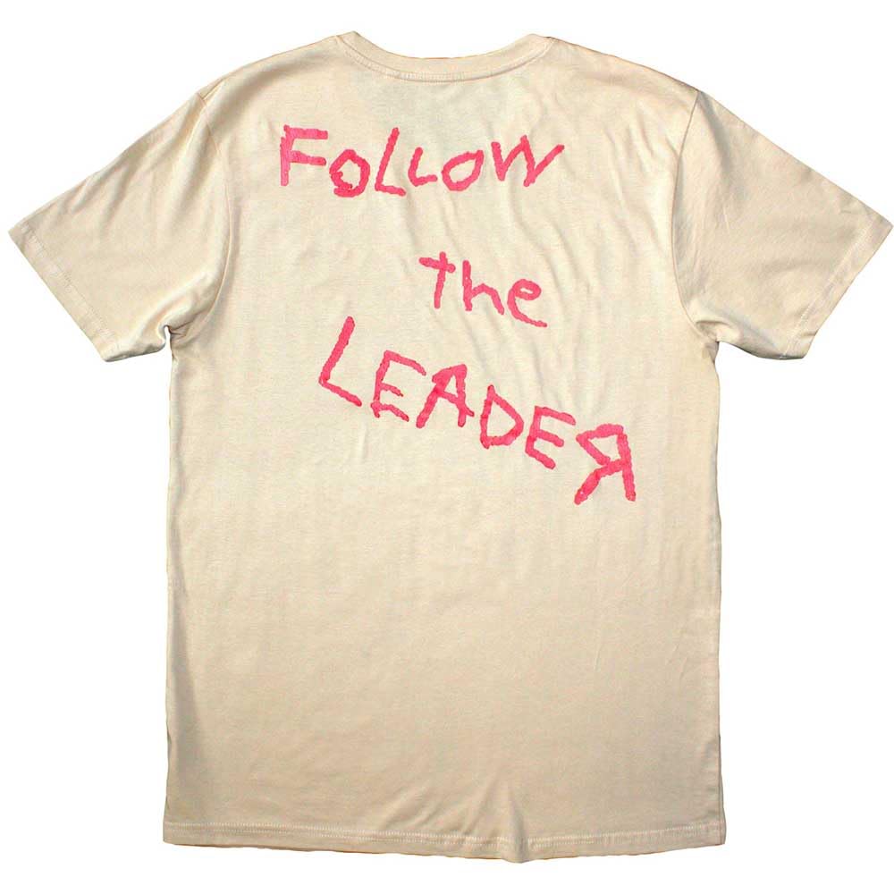 Rock Off Officially Licensed Products Unisex Beige Korn Follow The Leader Band Logo T Shirt M Sand