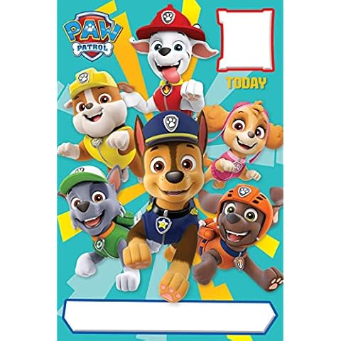 Paw Patrol Personalised Birthday Card with Stickers Cover