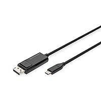 DIGITUS cavo adattatore bidirezionale da USB-C a Displayport