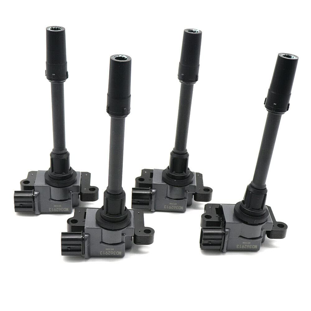 Amazon.com: 4 Pack Engine Ignition Coil Pack H6T12471A MD362913  