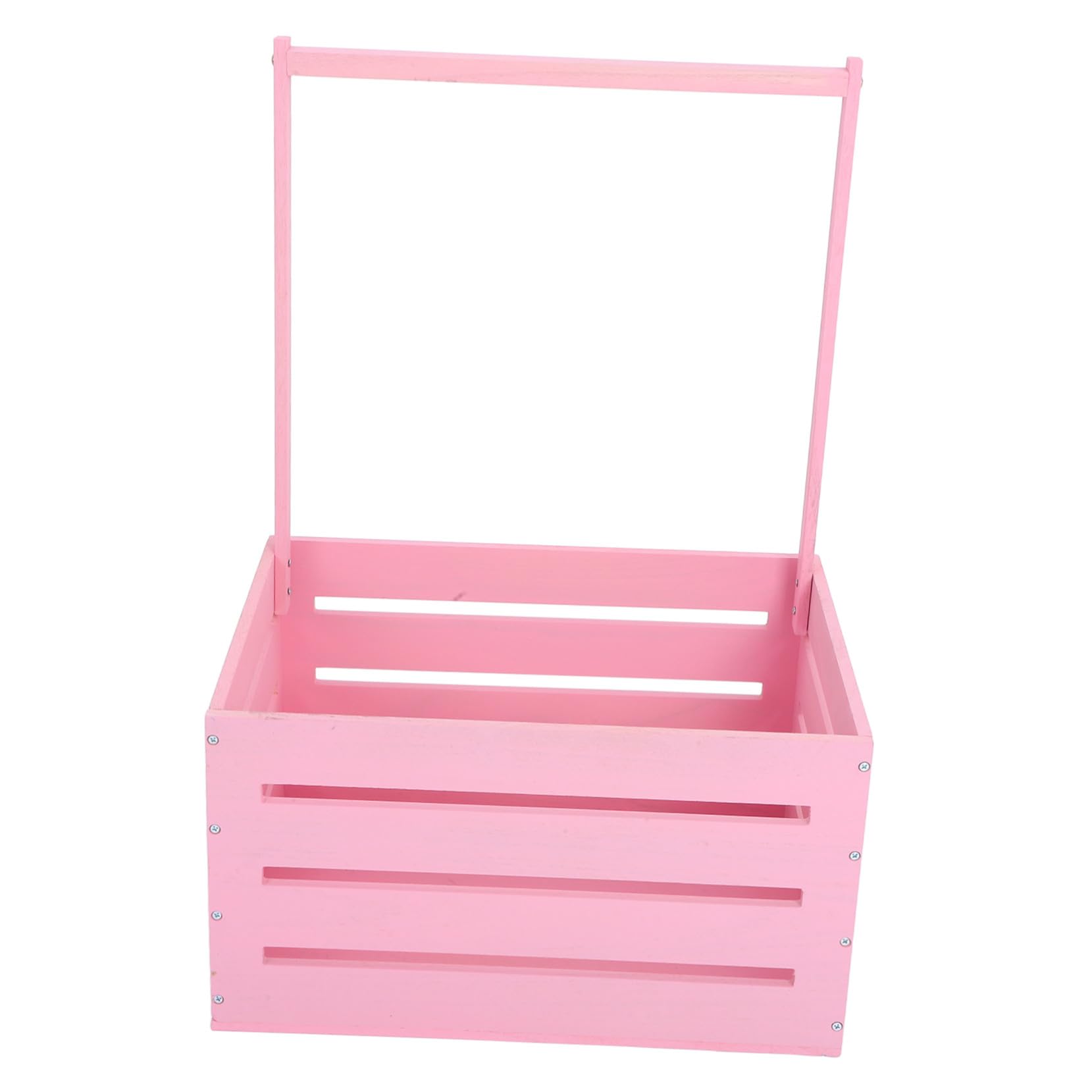 Boîte cadeau de naissance panier de rangement bois poignée