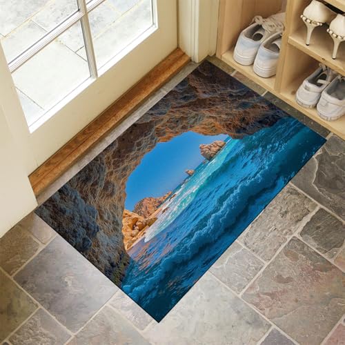 Tapis de sol absorbant 80x120 paillasson entrée pour sol propre - 3
