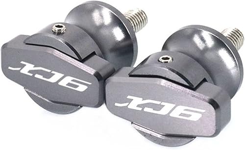 Soportes de marco CNC para motocicleta, tornillos de 0.236 in, deslizadores, carretes de basculante para Yamaha XJ6 Diversion 2010-2015 deslizadores