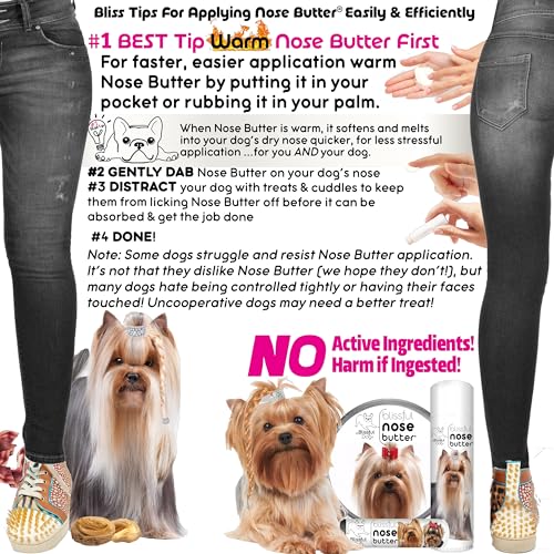 Image of The Blissful Dog Yorkshire Terrier Unscented Nose Butter - Dog Nose Butter, 0.50 Ounce