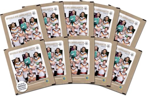10 x DFB-Sammelkarten Tüten für das offizielle DFB-Sammelalbum - Edeka Edition 2026 (10 Packungen)