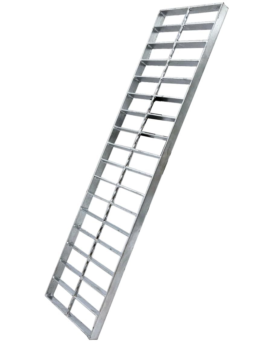 Galvanized Steel Drain Grate, Driveway Channel Cover 24x6 in