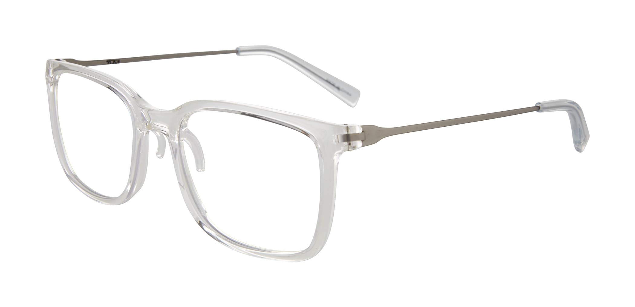 TUMI - VTU803 Unisex Reading Glasses - Blue Light Blocking Eyeglasses for Men Women - Stylish Rectangle Shape