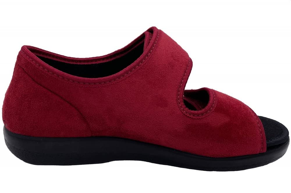 OrtoMed Klettsandale Verbandschuhe Klettschuhe lose Einlage Hausschuhe