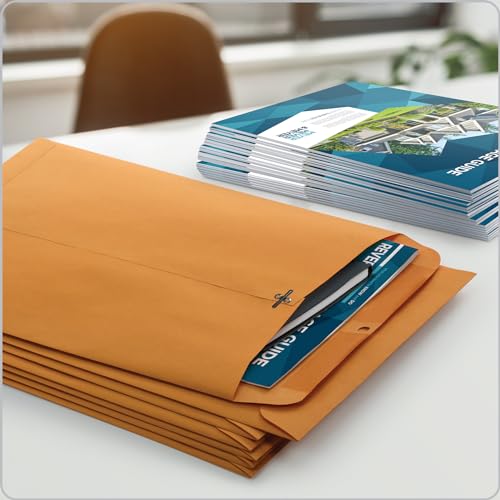 Columbian Envelopes multiuso Kraft de 11 kg para correspondência, armazenamento ou arquivamento de d
