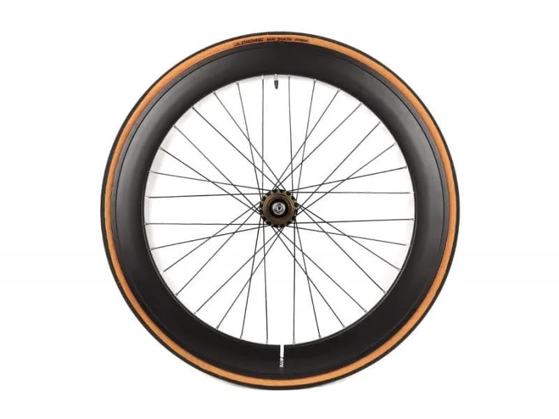Radsatz Santafixie 700C 60 mm, Single-Speed – Flip-Flop-Nabe – Aluminium + Reifen 700 x 25 C pannensicher + Schläuche