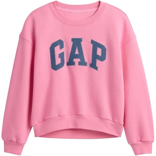 GAP Girls' Logo Relaxed Crew